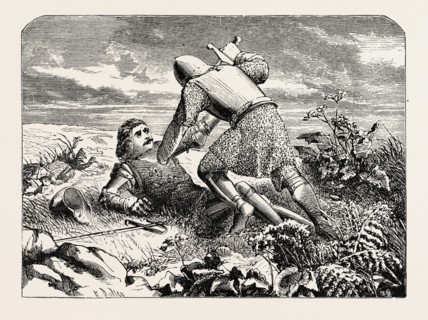 THE DEFEATED CHAMPION, "YIELD THEE, RESCUE OR NO RESCUE!"