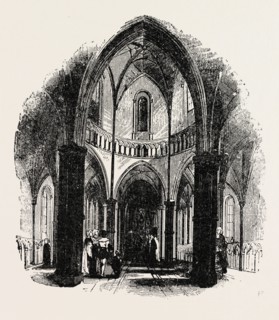 NAVE OF THE TEMPLE CHURCH, LONDON.