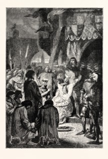KING EDWARD ORDERS THE BURGESSES FOR EXECUTION.