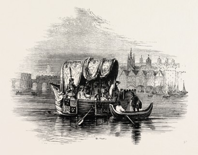THE POET GOWER, RECEIVED BY RICHARD II