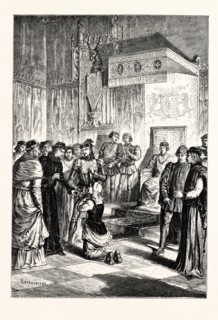 JOAN OF ARC RECOGNISES CHARLES VII. AMONG HIS COURTIERS.