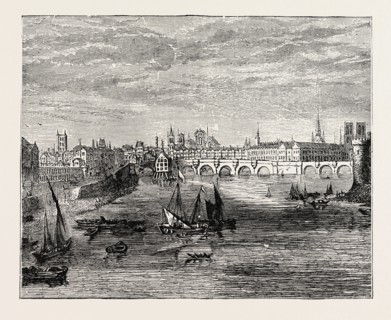 OLD PARIS FROM THE SEINE.