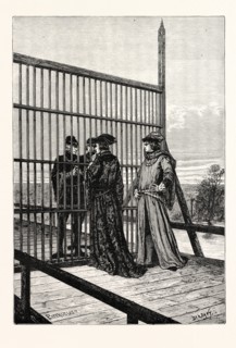 INTERVIEW BETWEEN EDWARD IV. AND LOUIS XI. ON THE BRIDGE AT PECQUIGNY.