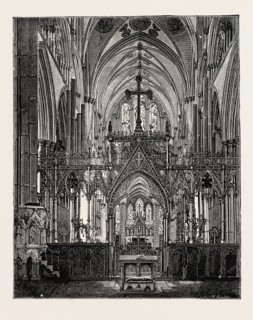 SALISBURY CATHEDRAL: THE CHOIR.