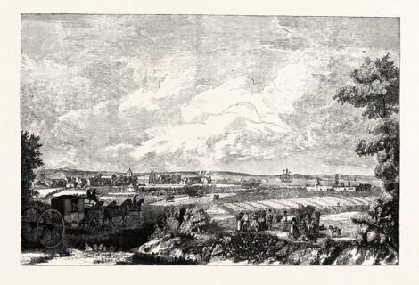 EDINBURGH: VIEW OF LEITH, FROM THE EASTERN ROAD, 1751