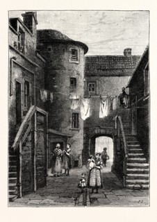 EDINBURGH: LAMB'S CLOSE, ST. GILES'S STREET, 1850, LEITH