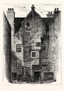 EDINBURGH: OLD HOUSE IN WATER'S CLOSE, 1879, LEITH