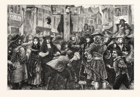 TITUS OATES IN THE PILLORY, LONDON