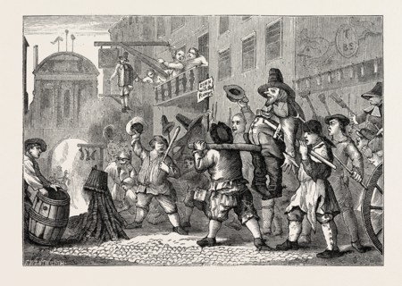 ROASTING THE RUMPS IN FLEET STREET, LONDON