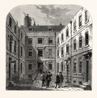 THE ROYAL SOCIETY'S HOUSE IN CRANE COURT, LONDON