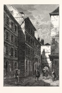 DR. JOHNSON'S HOUSE IN THE TEMPLE, 1780, LONDON