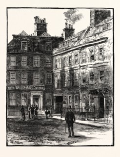 DR. JOHNSON'S HOUSE IN GOUGH SQUARE, LONDON
