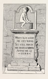 THE FIGURE IN PANYER ALLEY, LONDON