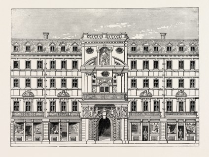 MERCERS' CHAPEL, AS REBUILT AFTER THE FIRE, LONDON