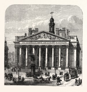 THE PRESENT ROYAL EXCHANGE, LONDON