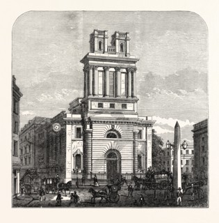ST. MARY WOOLNOTH, 1870, LONDON