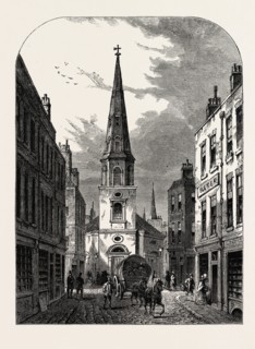 ST. ANTHOLIN'S CHURCH, WATLING STREET, 1868, LONDON