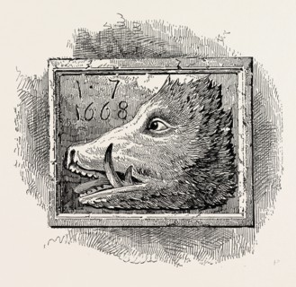 OLD SIGN OF THE "BOAR'S HEAD", LONDON