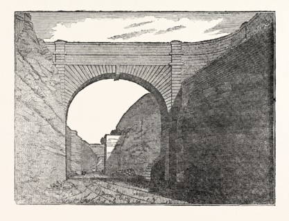 THE MANCHESTER AND LIVERPOOL RAILWAY: Olive Mount Excavation