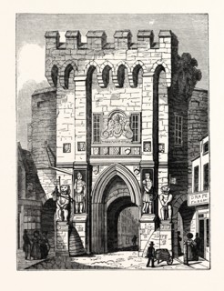 THE BAR-GATE AT SOUTHAMPTON: North Front of Southampton Gate