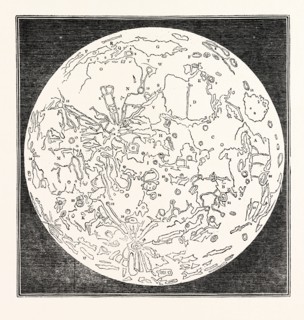 Map of the Moon, 1833