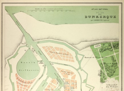 MAP OF DUNKERQUE