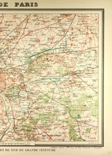 MAP OF PARIS AND ITS VICINITY