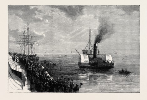 THE RECENT ATTEMPT TO SWIM ACROSS THE CHANNEL, THE START