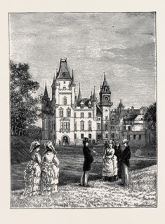 THE QUEEN'S VISIT TO DUNROBIN: DUNROBIN CASTLE