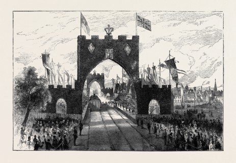 THE QUEEN'S VISIT TO DUNROBIN: THE ROYAL TRAIN AT ELGIN STATION