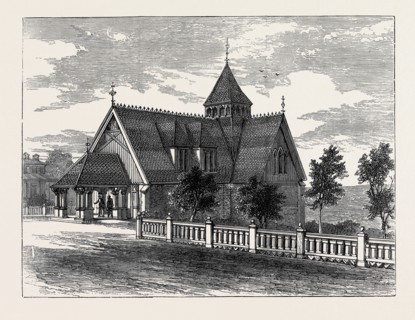 THE POET LONGFELLOW'S CHURCH IN MASSACHUSETTS, UNITED STATES