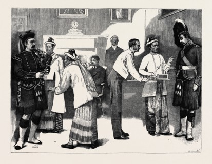 THE BURMESE AMBASSADORS AT EDINBURGH CASTLE