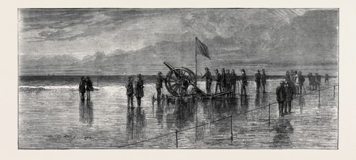 THE DUKE AND DUCHESS OF TECK AT SOUTHPORT: EXPERIMENTS WITH THE 9-POUNDER WHITWORTH FIELD GUN ON