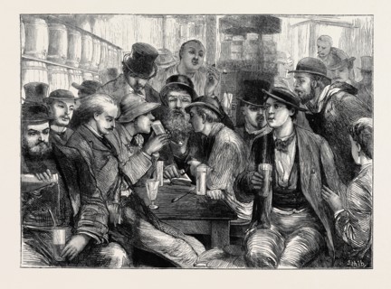ABSINTHE DRINKERS: A SKETCH IN PARIS