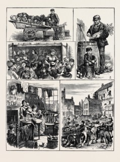 THE STREET VENDORS' QUESTION, LIFE IN GOLDEN LANE: 1. THE EARL'S BARROW; 2. TRIMMINGS FOR SOUP