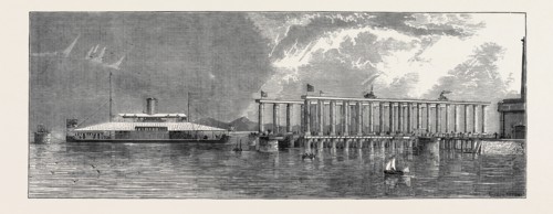 THE HYDRAULIC LIFT GRAVING DOCK AT BOMBAY