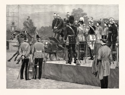 THE GERMAN EMPEROR'S VISIT TO THE CRYSTAL PALACE, LONDON: THE REVIEW OF THE NATIONAL FIRE BRIGADES