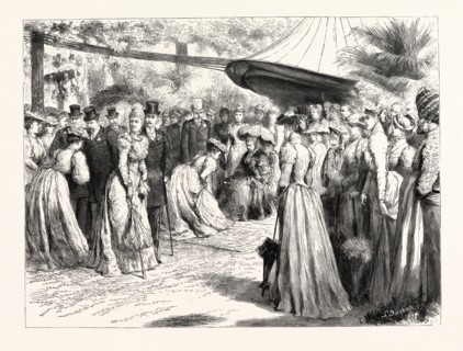 THE VISIT OF THE GERMAN EMPEROR: THE GARDEN PARTY GIVEN AT MARLBOROUGH HOUSE BY THE PRINCE AND
