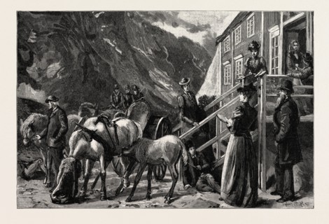 THE RENDEZVOUS AT HORGHEIM, UNDER THE TROKTINDER, NORWAY