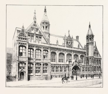 THE NEW LAW COURTS AT BIRMINGHAM, OPENED BY T.R.H. THE PRINCE AND PRINCESS OF WALES: THE EXTERIOR