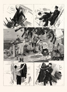THE NAVAL MANOEUVRES, H.M.S. "LURCHER" SHIPS A SEA: 1. A Perverse Conspiracy of Chairs; 2. Never be