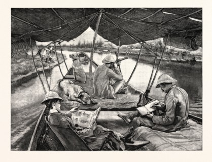 HOUSEBOAT LIFE IN KASHMIR: ON THE WAY TO SUMBUL ON THE THELUM RIVER