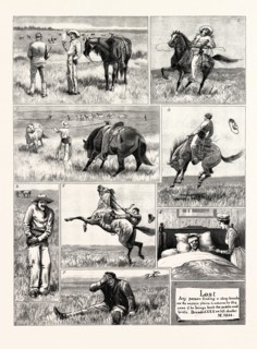 MY FIRST AND LAST EXPERIENCE OF A BRONCHO: 1. "Well, sir, I guess there ain't a quieter lot of
