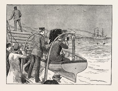 THE VISIT OF THE FRENCH FLEET: THE FIRST SHOT AT THE FRENCH FLEET