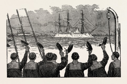 THE VISIT OF THE FRENCH FLEET: MUTUAL CONGRATULATIONS
