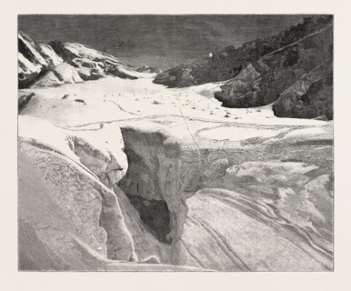 THE FATAL ACCIDENT ON MONT BLANC: GENERAL VIEW OF THE PETIT PLATEAU: 1. The origin of the
