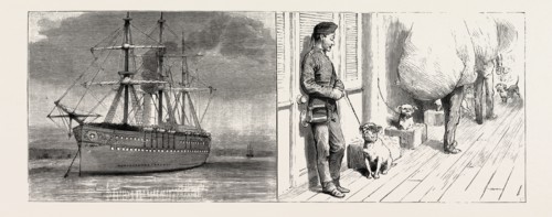 THE INDIAN RELIEF TROOPING SEASON, PASSING THROUGH THE SUEZ CANAL: TIED UP AT A "GARE" OR STATION
