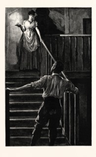 TESS OF THE D'URBERVILLES: "Clare came down from the landing above in his skirt-sleeves, and put