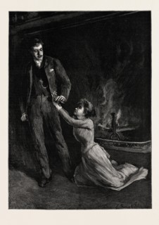 "She slid down upon her knees beside his foot... 'In the name of Heaven, forgive me!' she
