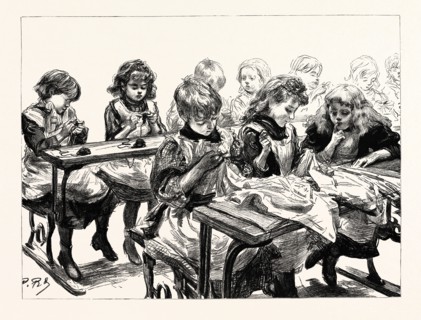 THE FREE EDUCATION ACT, THE SEWING CLASS OF ELDER GIRLS